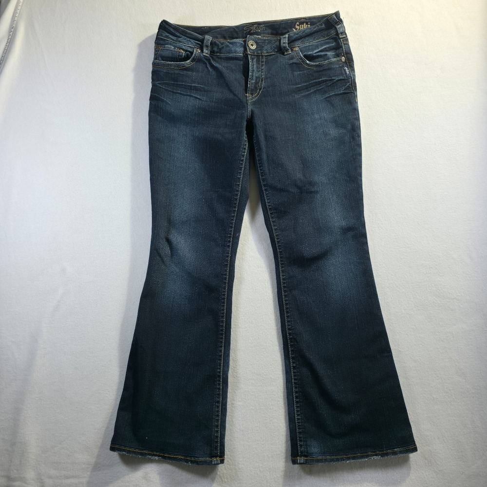 Silver‎ Suki Women's Denim Bootcut Blue Jeans Size 34/33 (34x30)
